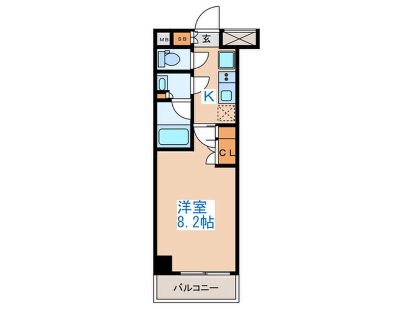 間取図 ルフォンプログレ中野富士見町