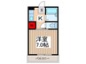ドミ－ル大戸 1Kの間取り