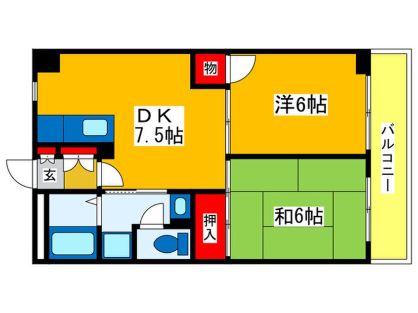 間取図 シンダナマンション