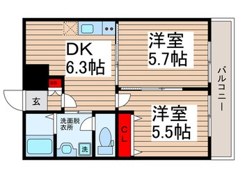 間取図 ダイヤモンドクレスト南柏