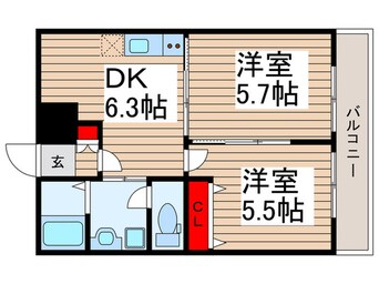 間取図 ダイヤモンドクレスト南柏