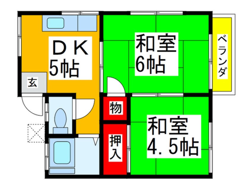 間取図 寿楽荘