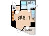 プリズムスクエア本駒込(303) 1Rの間取り