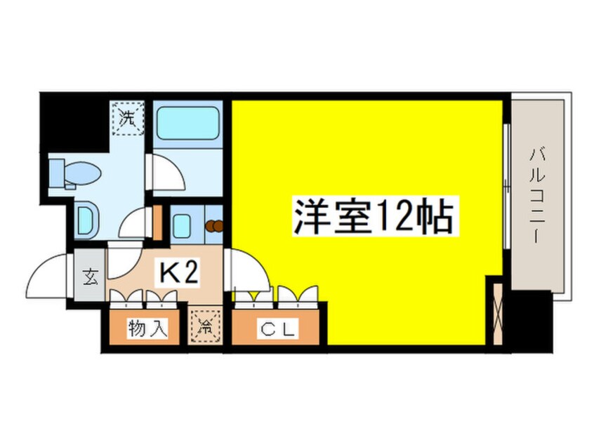 間取図 レジディア杉並方南町