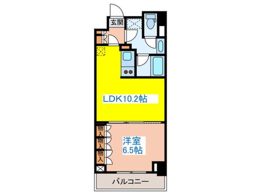 間取図 レジディア杉並方南町