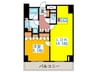 レジディア杉並方南町 1LDKの間取り