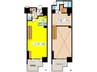 レジディア杉並方南町 1LDKの間取り