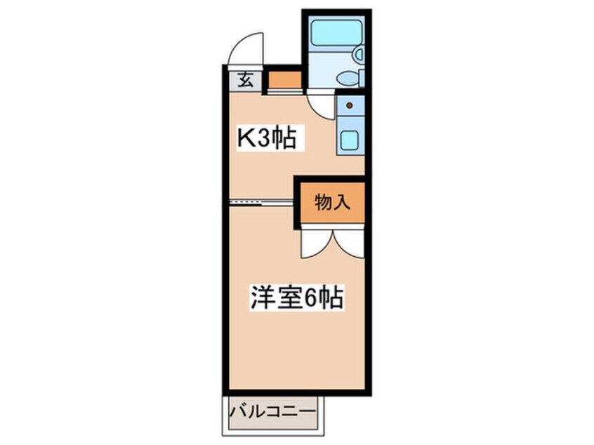 間取図 坂下ハイム