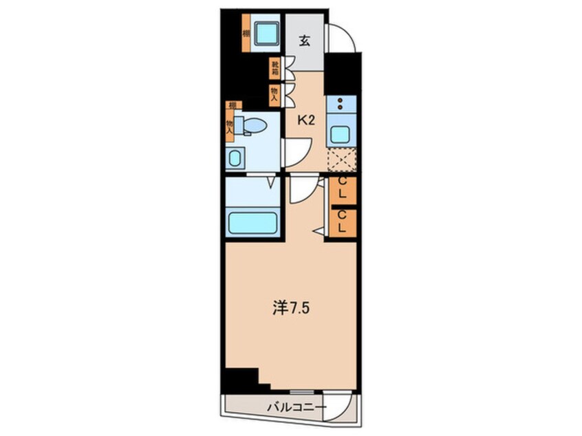 間取図 ドゥーエ板橋区役所前