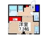 サンパティークブリズ 1Rの間取り