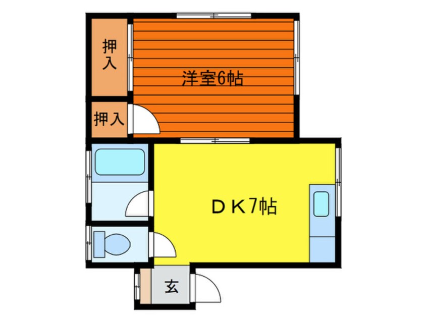 間取図 あさか荘