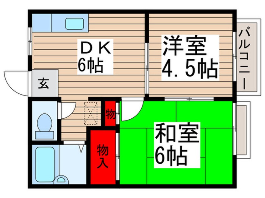 間取図 エステートピアＡ・Ｂ・Ｃ