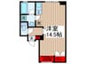 ＬＡＭＡＲ　ＫＩＢＡ 1Rの間取り