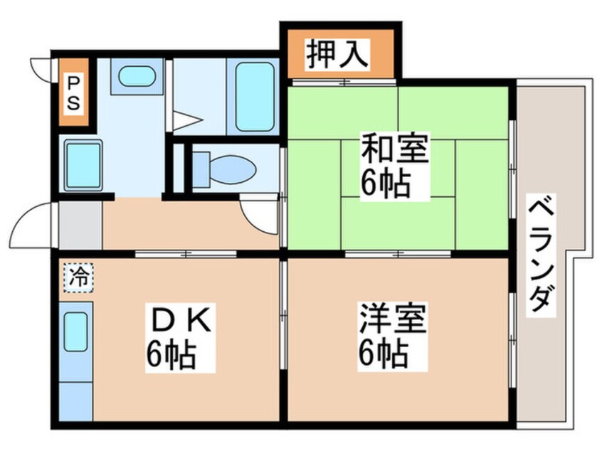 間取図 アビタ武蔵野