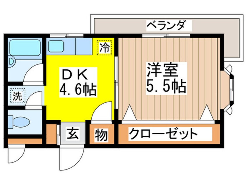 間取図 アビタ武蔵野