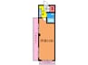 コーポタキザワ（2Ｆ・3Ｆ） 1Kの間取り