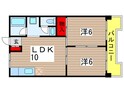 城山コーポの間取図