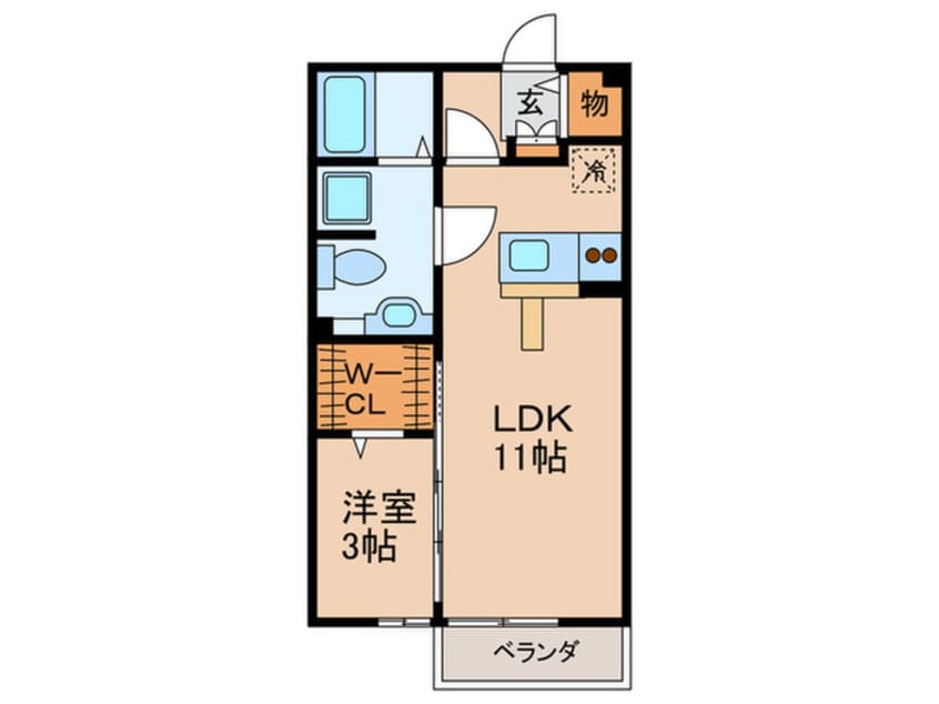 間取図 モナリエ平和台Ⅰ