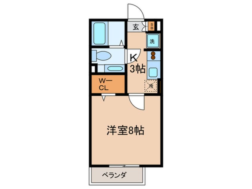 間取図 モナリエ平和台Ⅰ