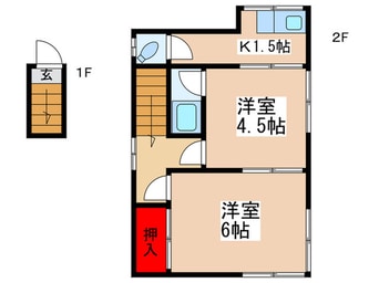 間取図 千草荘Ｂ