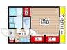 マージュ西小岩 1Kの間取り