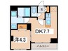 ＫＤＸレジデンス町田Ｎｏｒｔｈ 1DKの間取り