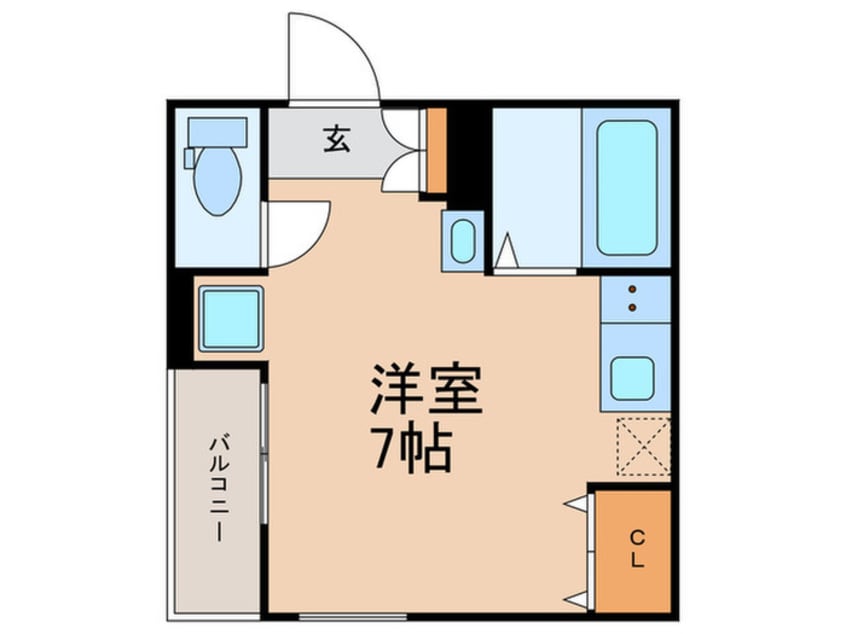 間取図 フォレックスコート本蓮沼