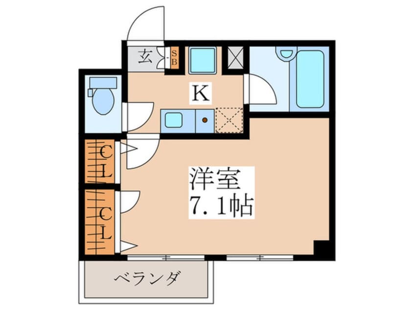 間取図 サウスシティ阿佐ヶ谷