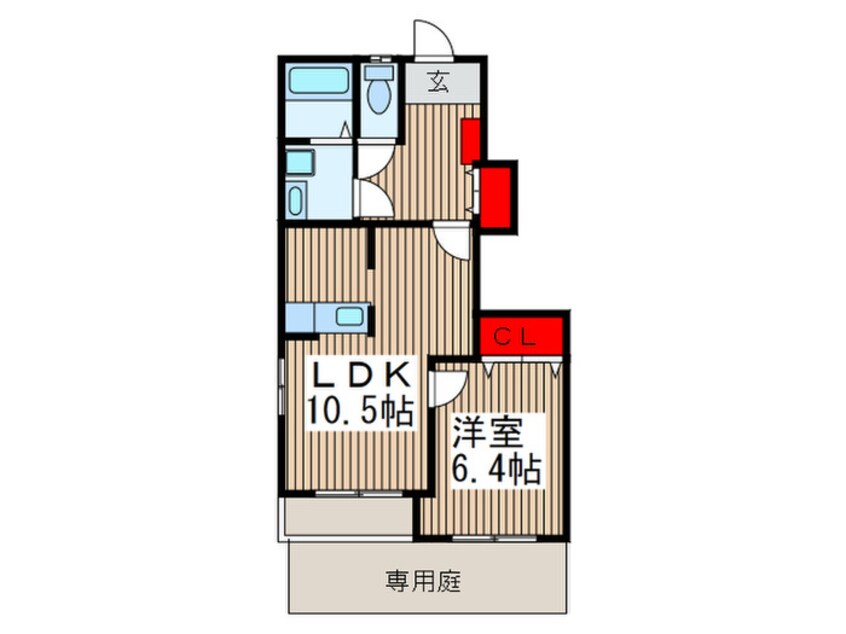 間取図 キーペットｱﾒﾆﾃｨⅠ