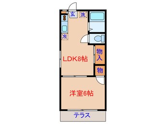 間取図 リバーサイド矢上
