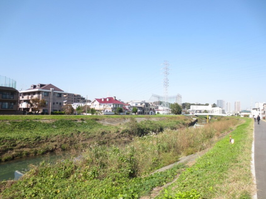 室内からの展望 リバーサイド矢上