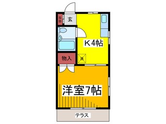 間取図 モンシャトー新川