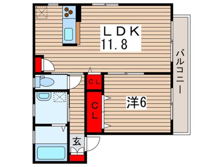 間取図 ドミール ＬＯＨＡＳ