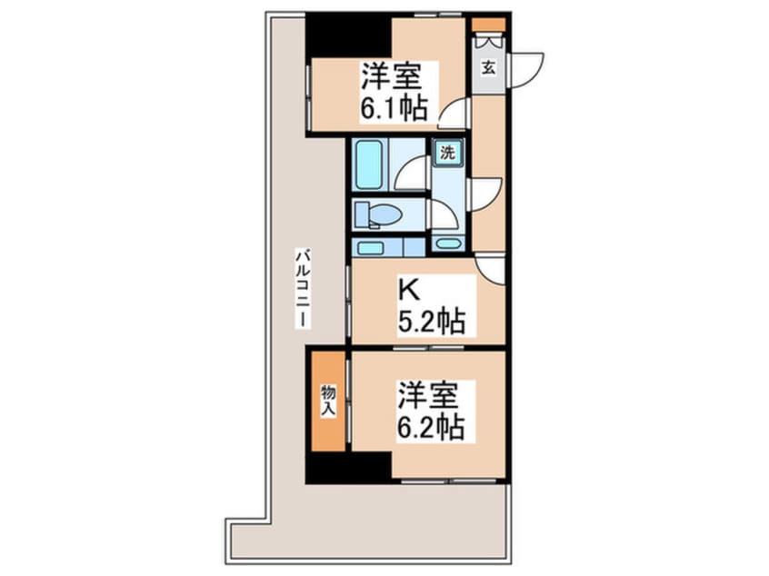 間取図 プラザ仲町台センター