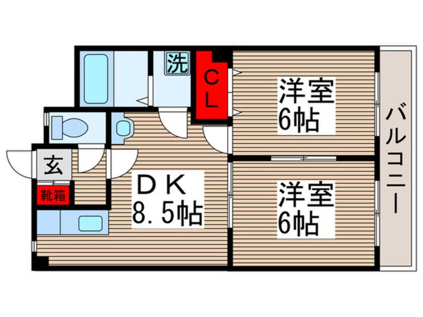 間取図 メゾンマリーン