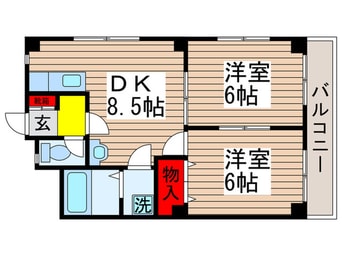 間取図 メゾンマリーン