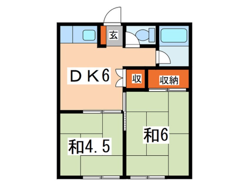 間取図 すすき野ハイツ