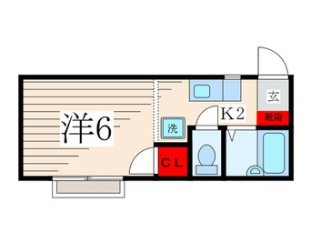 間取図 スカイハイム