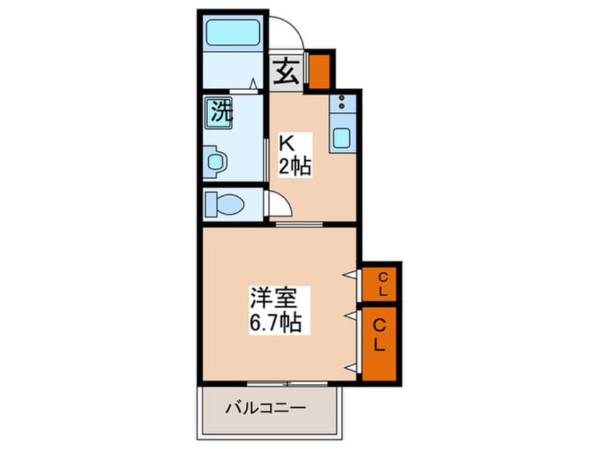 間取図 メイプル鷺沼