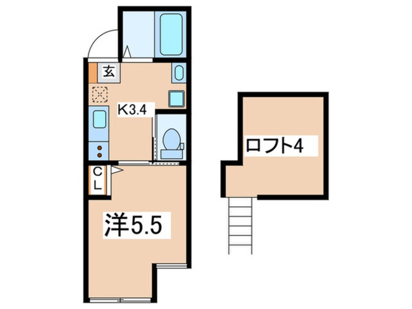 間取図 メローペ