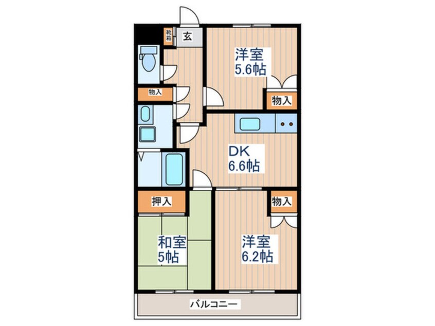 間取図 ラークヒル