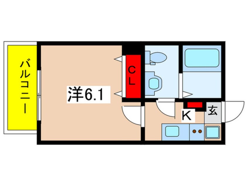 間取図 アノンテラス岡上