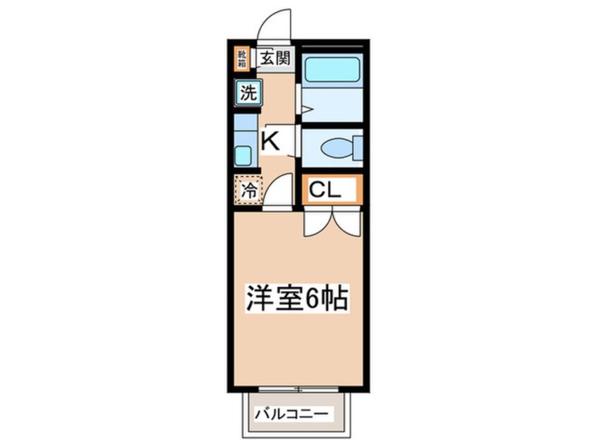 間取図 カレッジサイドシミズⅠ