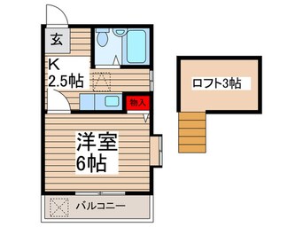 間取図 東ハイム高砂