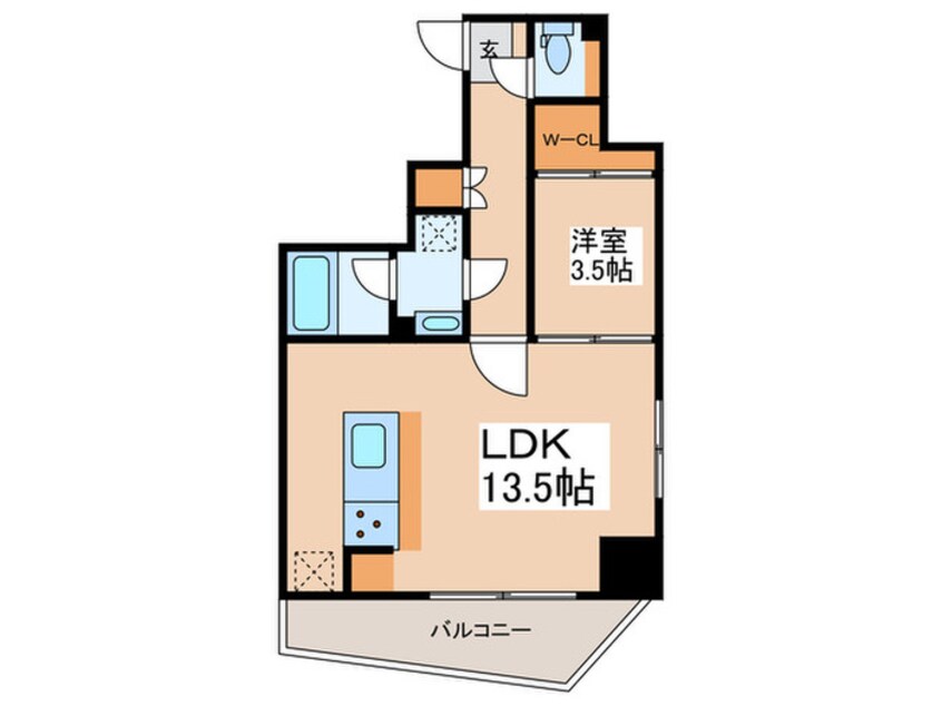 間取図 Log浅草橋