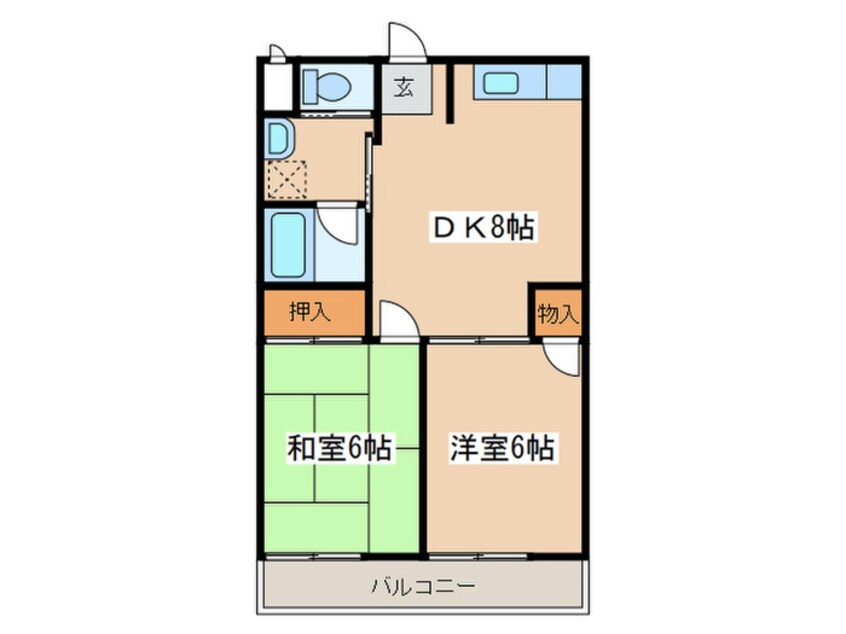 間取図 チェリーハイム