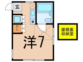 間取図 コンフォ－ト上高田
