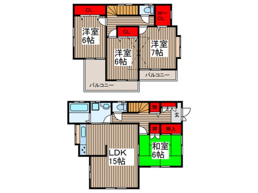 間取図 堀崎町戸建