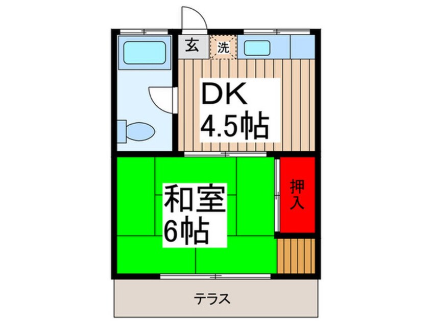 間取図 パ－クハイツ