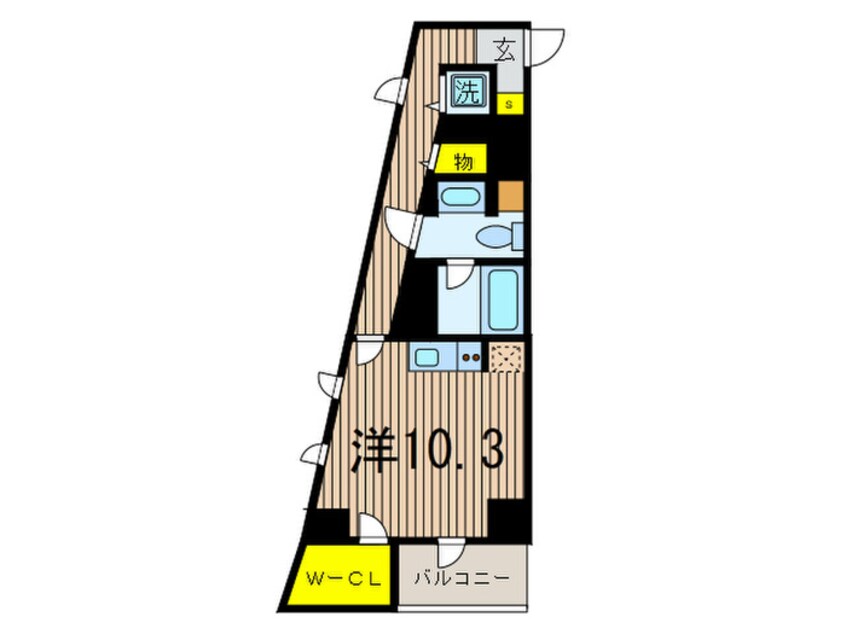 間取図 ＴＫフラッツ渋谷